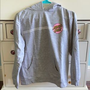Grey Santa Cruz Hoodie